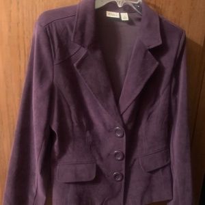 Cato 2-pc skirt suit, Purple, Size 12